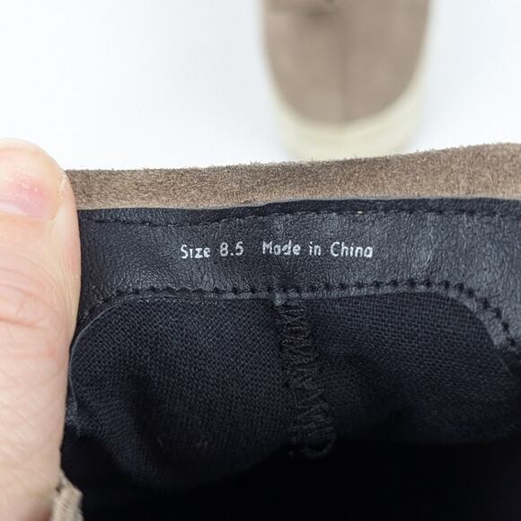 Dolce Vita Taupe Suede Tate High Top Sneaker Size 8.5 - Picture 9 of 9